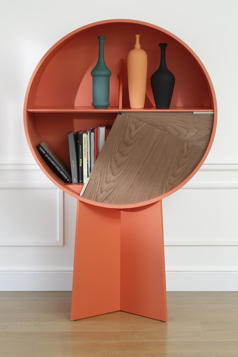 Adorable Luna Cabinet With Pivoting Doors