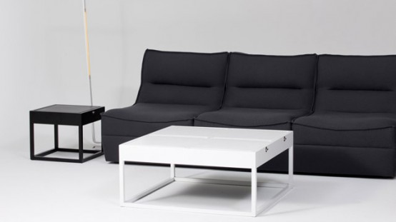 Transformable Coffee Tables That Can Become Cushioned Seats