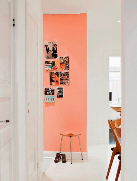 Affectionate Peach Accents In Home Decor