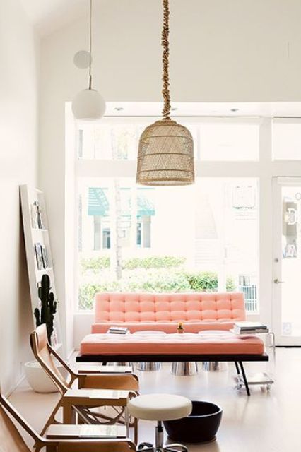 Affectionate Peach Accents In Home Decor