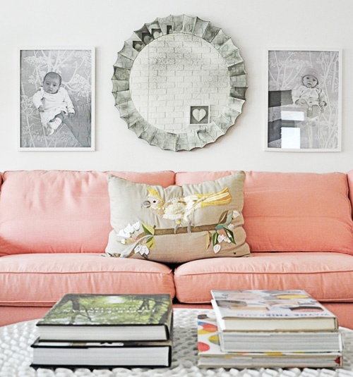 Affectionate Peach Accents In Home Decor