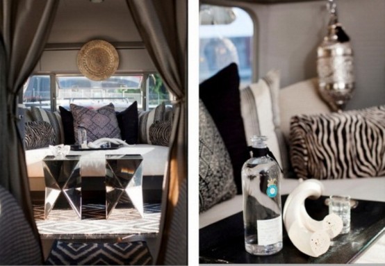 Airstream Remodeled In Moroccan Style