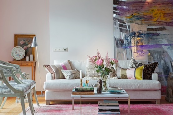 Airy And Eclectic Stockholm Attic Apartment