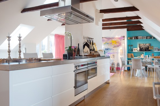 Airy And Eclectic Stockholm Attic Apartment