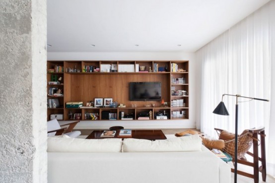 Airy Brazil Apartment In Mid Century Style