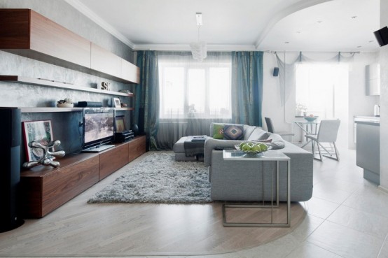 Airy Modern Apartment In Light Shades