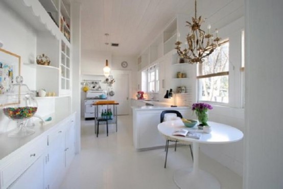 All-White Kitchen Design