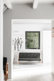 All White Mid Century Modern Home With A Scandi Feel