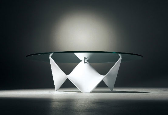 Amazing Glass Top Coffee Table Stingray By Draenert