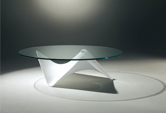 Amazing Glass Top Coffee Table Stingray By Draenert