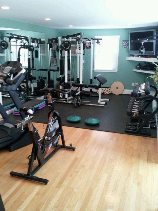 58 Well Equipped Home Gym Design  Ideas  DigsDigs