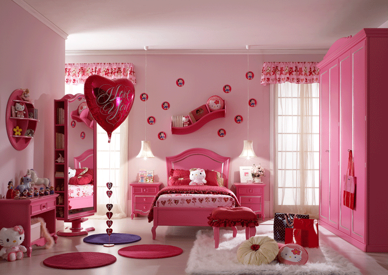 Amazingly Pink Girls Room Inspiration - DigsDigs