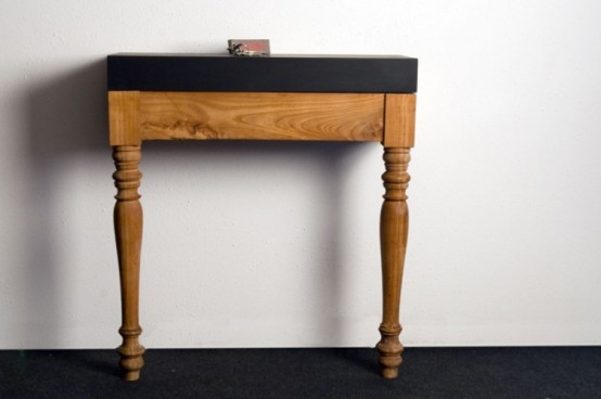 An Unsual Side Table In The Antique Style