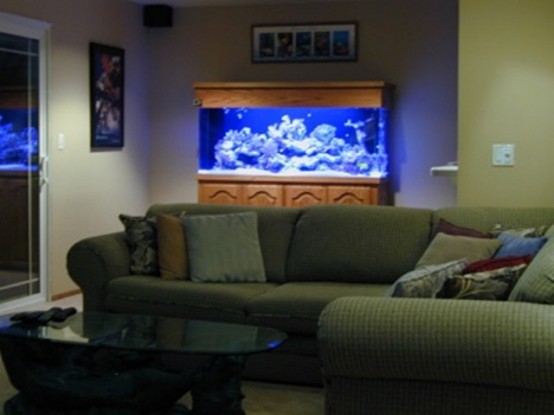 73 Original Aquariums In Home Interiors - DigsDigs