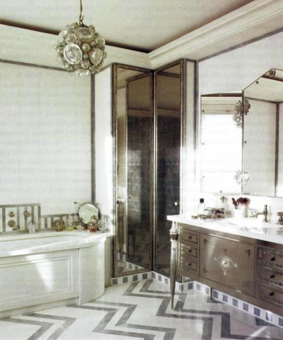15 Art Deco Bathroom Designs To Inspire Your Relaxing Sanctuary DigsDigs
