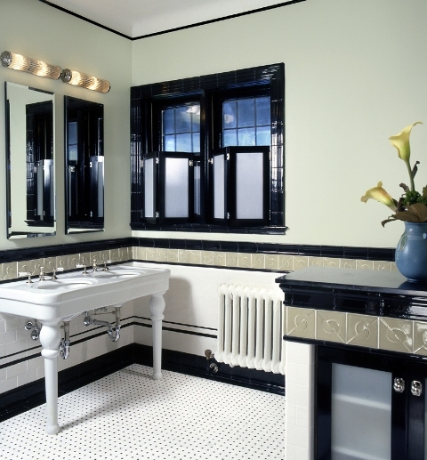 15 Art Deco Bathroom Designs To Inspire Your Relaxing Sanctuary - DigsDigs