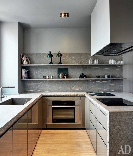 Ascetic Masculine Apartment With Luxury Touches