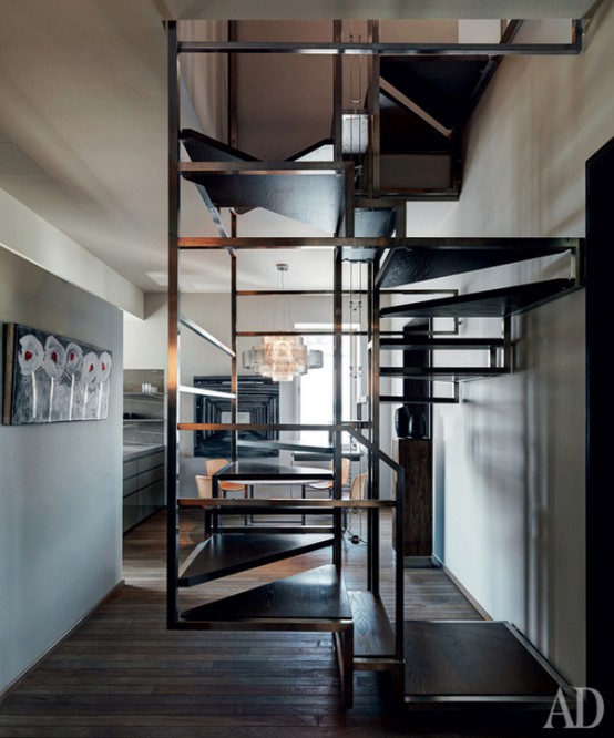Ascetic Masculine Apartment With Luxury Touches