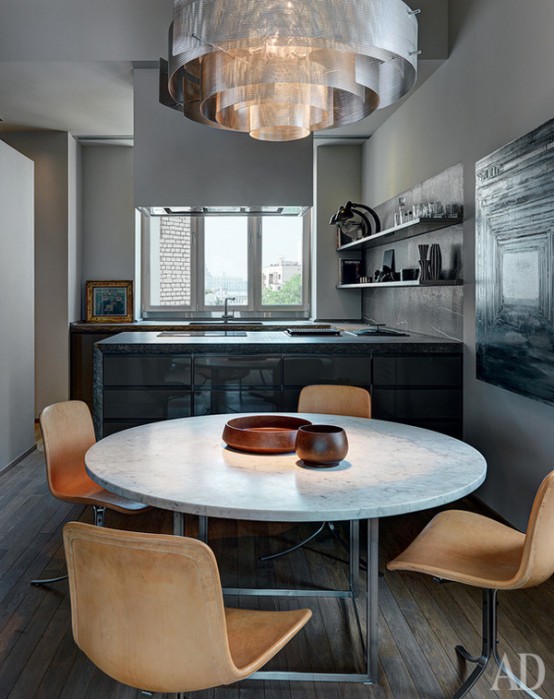 Ascetic Masculine Apartment With Luxury Touches