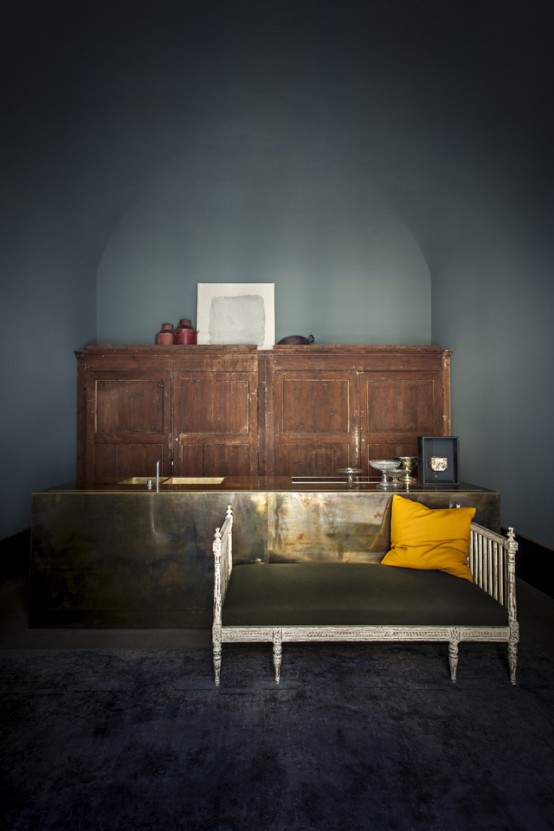 Atmospheric Milan Home Full Of Unique Furniture
