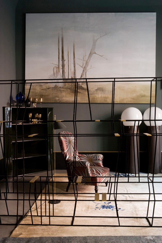 Atmospheric Milan Home Full Of Unique Furniture