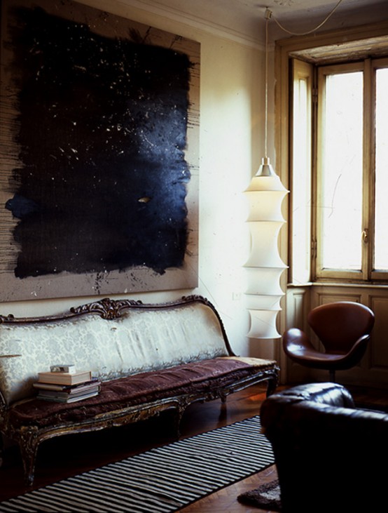 Atmospheric Milan Home Full Of Unique Furniture