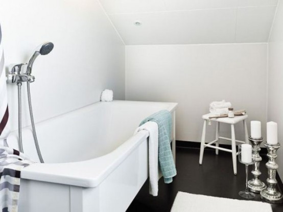Attic Scandinavian Apartment With Bright Accents