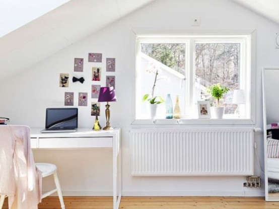 Attic Scandinavian Apartment With Bright Accents