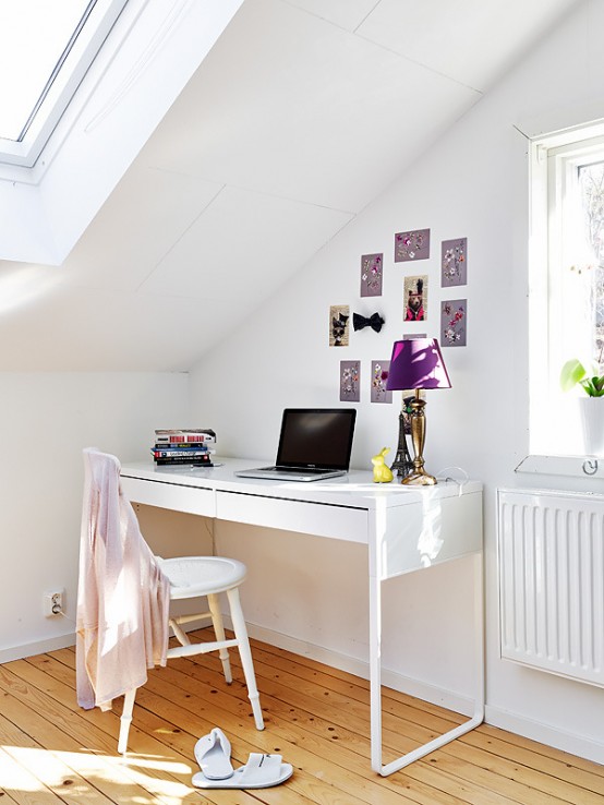 Attic Scandinavian Apartment With Bright Accents