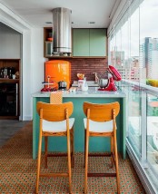 Awesome Bold Decor Ideas For Small Kitchens