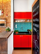 Awesome Bold Decor Ideas For Small Kitchens