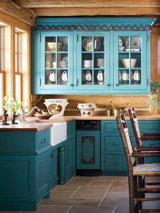 17 Awesome Bold Décor Ideas For Small Kitchens - DigsDigs