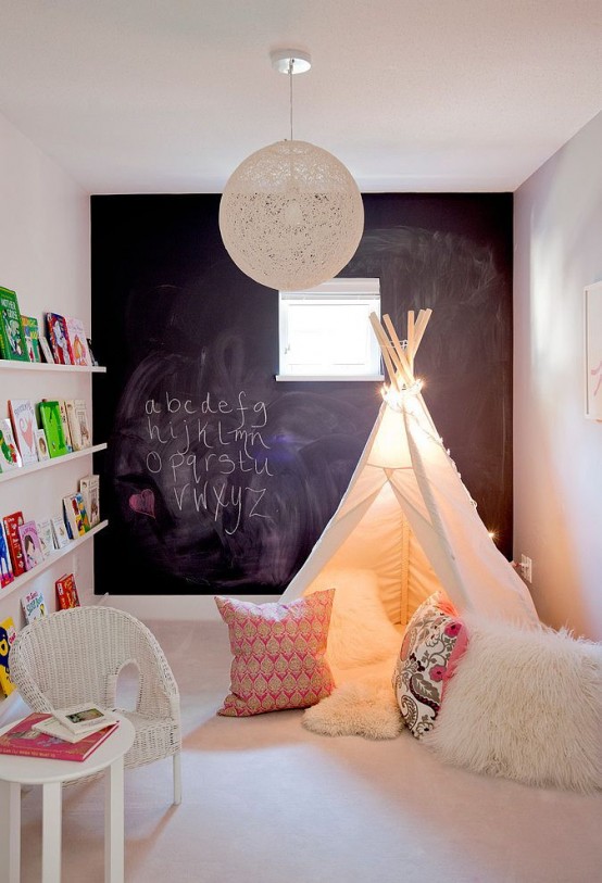 33 Awesome Chalkboard Décor Ideas For Kids’ Rooms DigsDigs