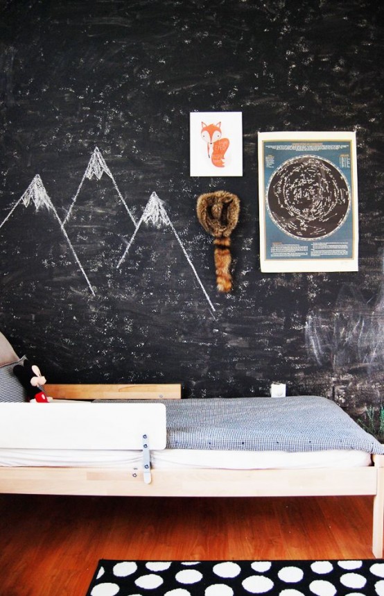 33 Awesome Chalkboard Décor Ideas For Kids’ Rooms DigsDigs