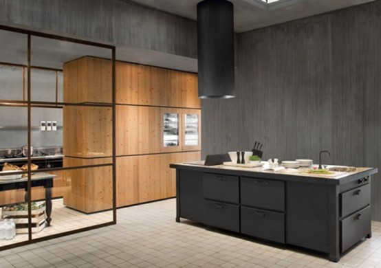Awesome Dark Metal Kitchen By Minacciolo