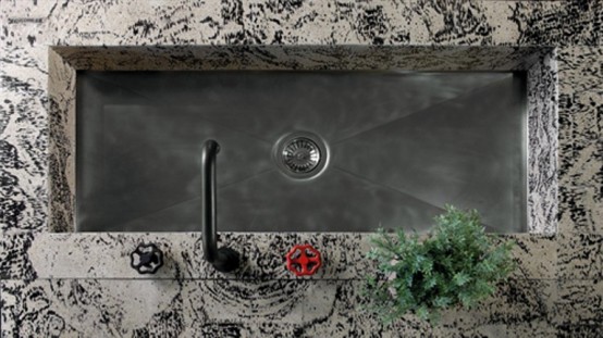 Awesome Dark Metal Kitchen By Minacciolo