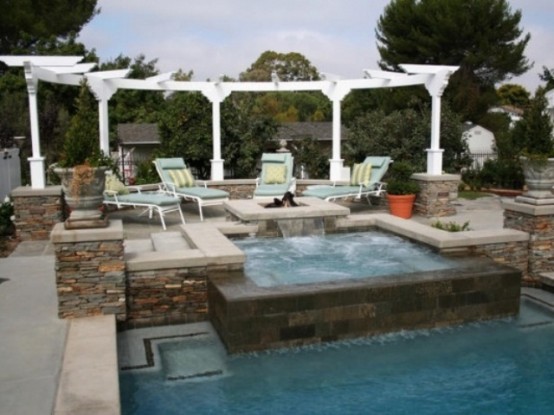75 Awesome Backyard Hot Tub Designs