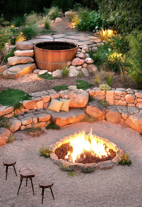 Awesome Garden Hot Tubs