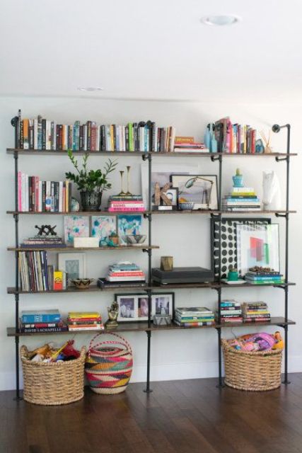 Awesome Industrial Shelves And Racks For Any Space