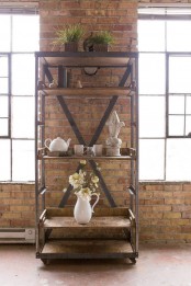 Awesome Industrial Shelves And Racks For Any Space