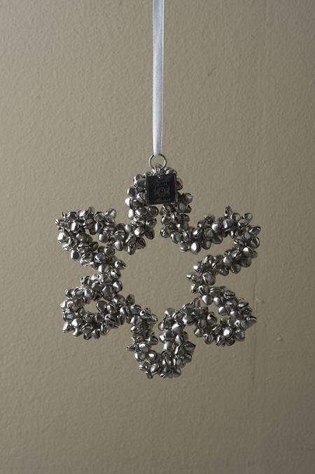 a silver bell snowflake is a lovely Christmas decoration or ornament that you can make yourself