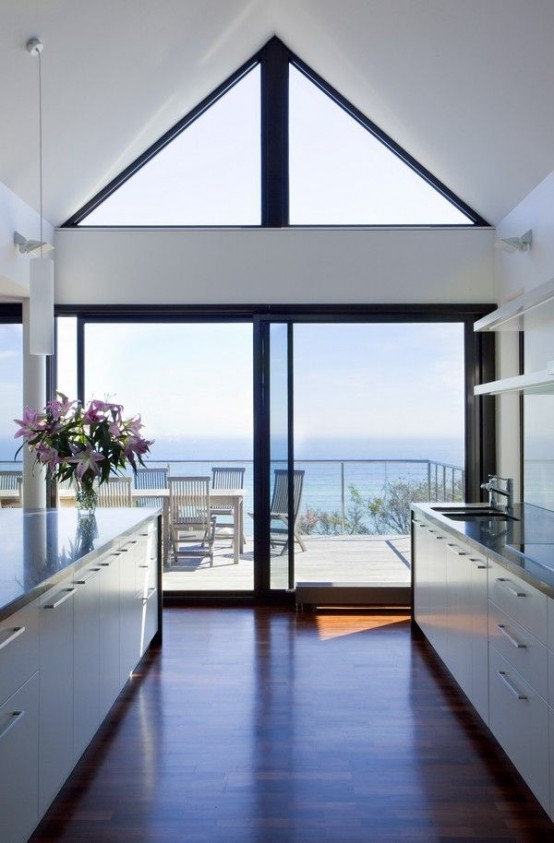 Awesome Kitchen Designs With A View
