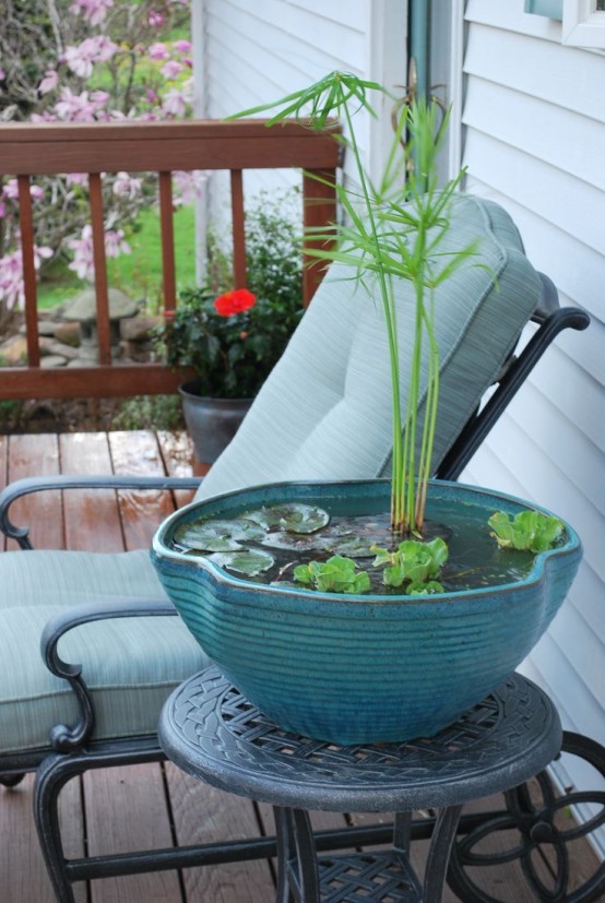 56 Awesome Mini Ponds To Complete Your Outdoor Décor DigsDigs