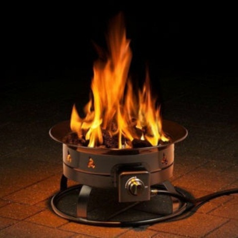 an ultra-modern and laconic metal fire bowl is a great idea for your outdoor space, you can rock it in any modern outdoors