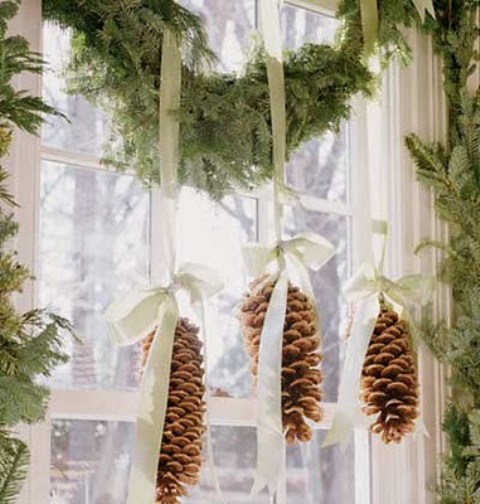 un bellissimo spunto creativo per decorare anche la vista sull’esterno della casa