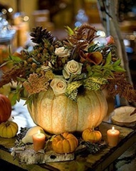 65 Awesome Pumpkin Centerpieces For Fall And Halloween Table