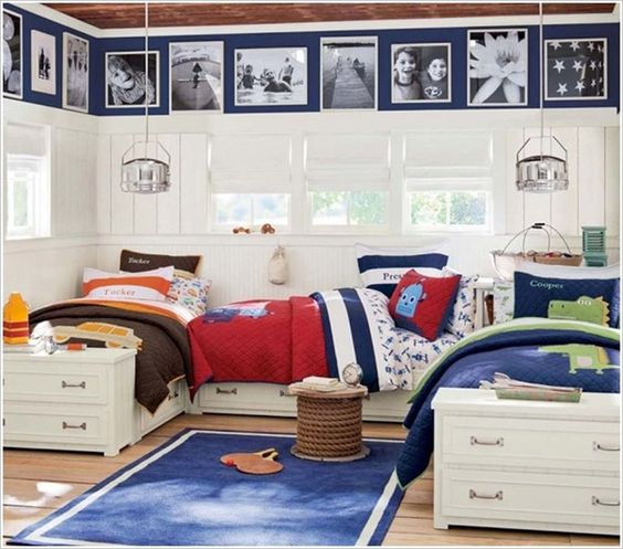 Picture Of awesome shared boys room designs to try  11