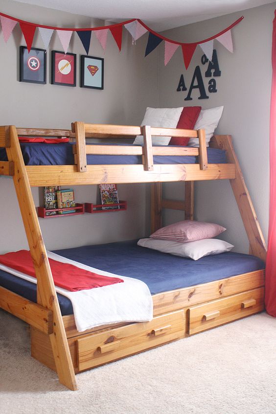 30 Awesome Shared Boys Room Designs To Try Digsdigs,Romantic Master Bedroom Wall Decor