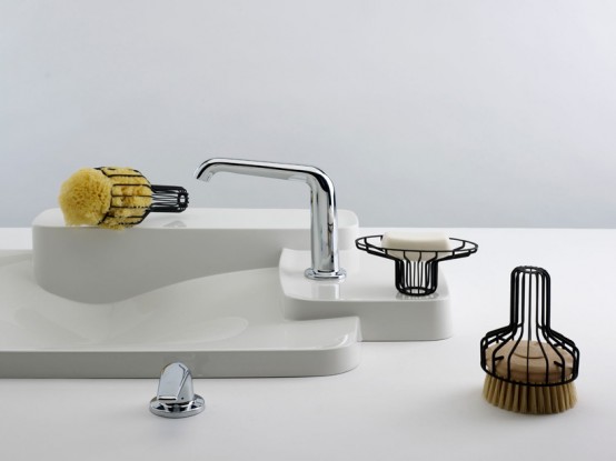 Creative Bathroom Accessories For Minimalist Sinks