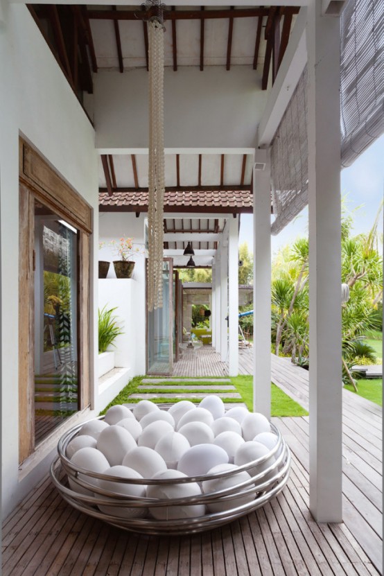 Bali House In Colonial And Pop Art Style